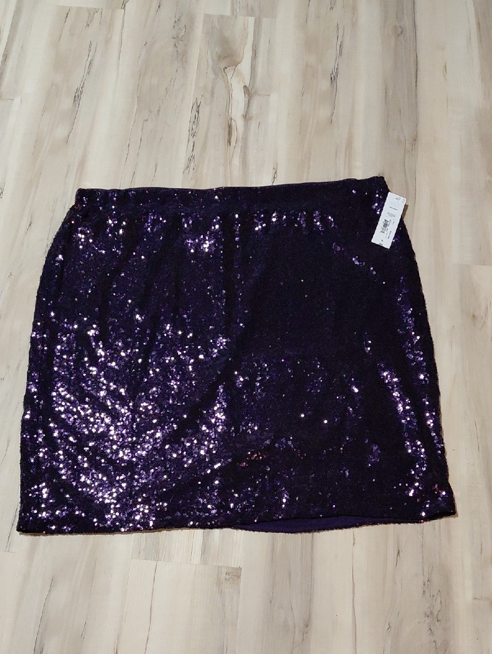 Liz Claiborne Purple Sequin Mini Skirt